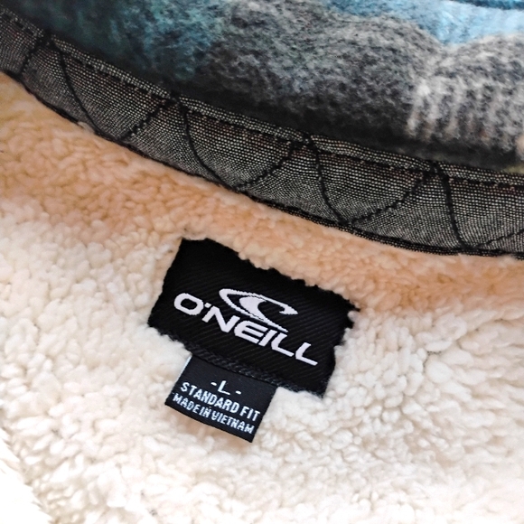 O'Neill NEW SuperFleece Lined Flannel Jacket - Picture 6 of 8